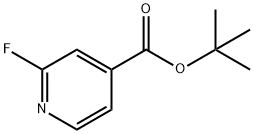 4-Pyridinecarboxylic acid, 2-fluoro-, 1,1-dimethylethyl ester Structure