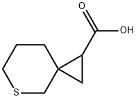5-Thiaspiro[2.5]octane-1-carboxylic acid Struktur
