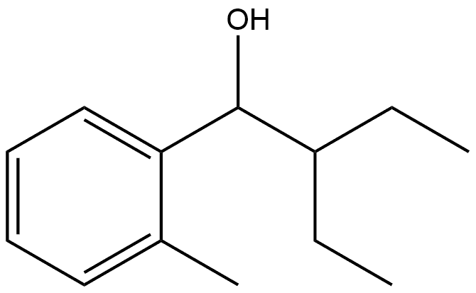 α-(1-Ethylpropyl)-2-methylbenzenemethanol,1339593-40-6,结构式