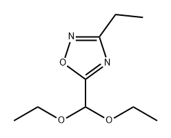 5-(二乙氧基甲基)-3-乙基-1,2,4-噁二唑,1339595-31-1,结构式