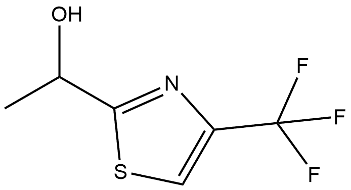 2-Thiazolemethanol, α-methyl-4-(trifluoromethyl)- Struktur