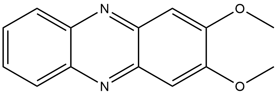 2,3-dimethoxyphenazine Struktur