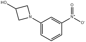 3-Azetidinol, 1-(3-nitrophenyl)- 化学構造式