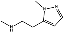 N-甲基-2-(1-甲基-1H-吡唑-5-基)乙烷-1-胺,1339885-75-4,结构式