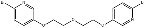 Pyridine, 3,3'-[oxybis(2,1-ethanediyloxy)]bis[6-bromo-,1339935-85-1,结构式