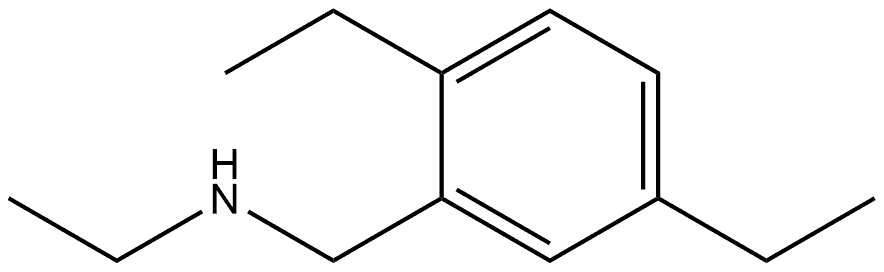 N,2,5-Triethylbenzenemethanamine Structure