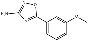 1,2,4-Oxadiazol-3-amine, 5-(3-methoxyphenyl)- Structure