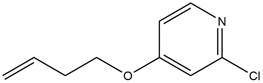 4-(3-Buten-1-yloxy)-2-chloropyridine Structure