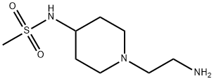 N-(1-(2-氨基乙基)哌啶-4-基)甲磺酰胺 结构式