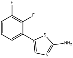 5-(2,3-Difluorophnyl)thiazol-2-amin Structure