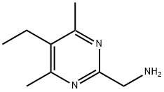 2-Pyrimidinemethanamine, 5-ethyl-4,6-dimethyl- Structure