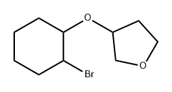 Furan, 3-[(2-bromocyclohexyl)oxy]tetrahydro- Struktur