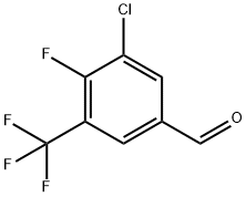 3-Chloro-4-fluoro-5-(trifluoromethyl)benzaldehyde Structure