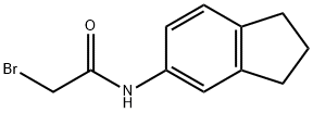 Acetamide, 2-bromo-N-(2,3-dihydro-1H-inden-5-yl)- 结构式