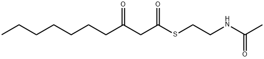 Decanethioic acid, 3-oxo-, S-[2-(acetylamino)ethyl] ester