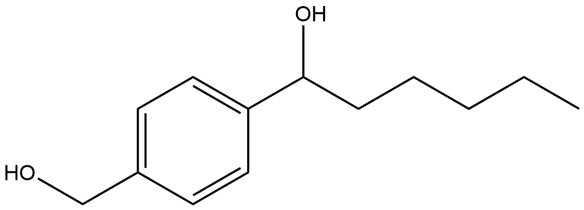 α1-Pentyl-1,4-benzenedimethanol 化学構造式