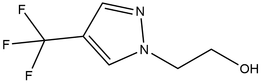 4-(Trifluoromethyl)-1H-pyrazole-1-ethanol 化学構造式