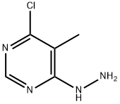 Pyrimidine, 4-chloro-6-hydrazinyl-5-methyl- Struktur