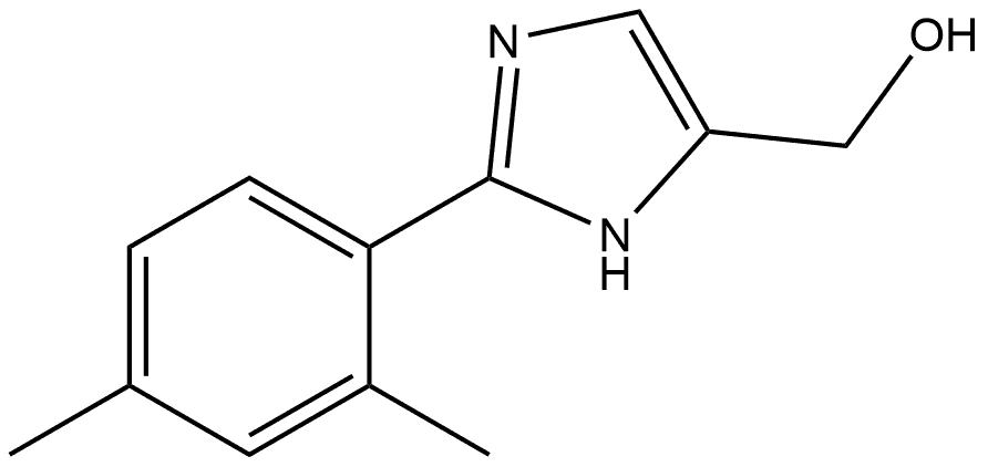 2-(2,4-二甲基苯基)咪唑-5-甲醇, 1341354-51-5, 结构式