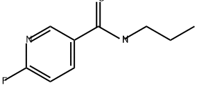 6-fluoro-N-propylpyridine-3-carboxamide Struktur