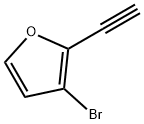 3-bromo-2-ethynylfuran Struktur