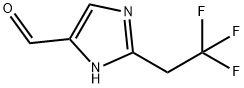 2-(2,2,2-三氟乙基)-1H-咪唑-5-甲醛 结构式