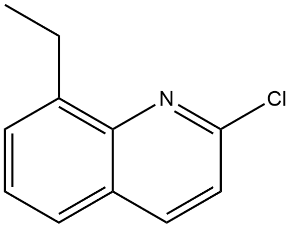 2-氯-8-乙基喹啉,1341549-62-9,结构式