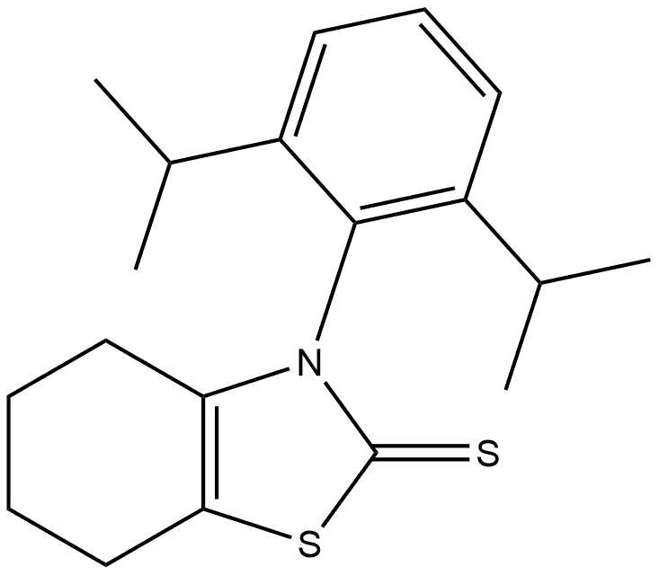 3-(2,6-diisopropylphenyl)-4,5,6,7-tetrahydrobenzo[d]thiazole-2(3H)-thione Structure