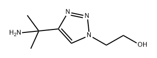 1H-1,2,3-Triazole-1-ethanol, 4-(1-amino-1-methylethyl)- Structure