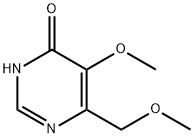 5-甲氧基-6-甲氧基甲基-4-羟基嘧啶, 13420-47-8, 结构式