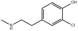 Phenol, 2-chloro-4-[2-(methylamino)ethyl]- Structure