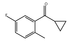 Methanone, cyclopropyl(5-fluoro-2-methylphenyl)- Struktur