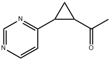 1-(2-(Pyrimidin-4-yl)cyclopropyl)ethan-1-one Structure