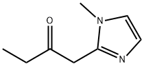1-(1-methyl-1H-imidazol-2-yl)butan-2-one 化学構造式