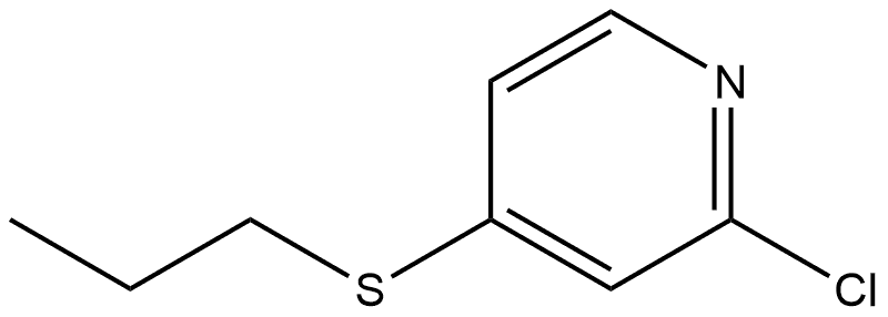 2-Chloro-4-(propylthio)pyridine 结构式