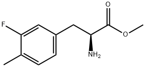 Methyl 2-amino-3-(3-fluoro-4-methylphenyl)propanoate Struktur