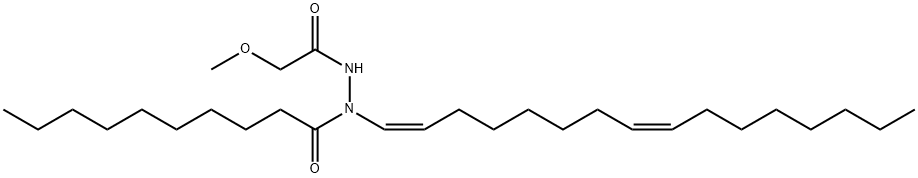 Decanoic acid, 1-(1Z,8Z)-1,8-hexadecadien-1-yl-2-(2-methoxyacetyl)hydrazide