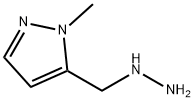 1H-Pyrazole, 5-(hydrazinylmethyl)-1-methyl- Structure