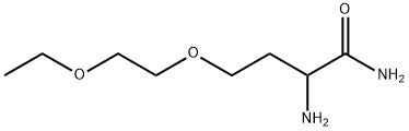 Butanamide, 2-amino-4-(2-ethoxyethoxy)- Structure