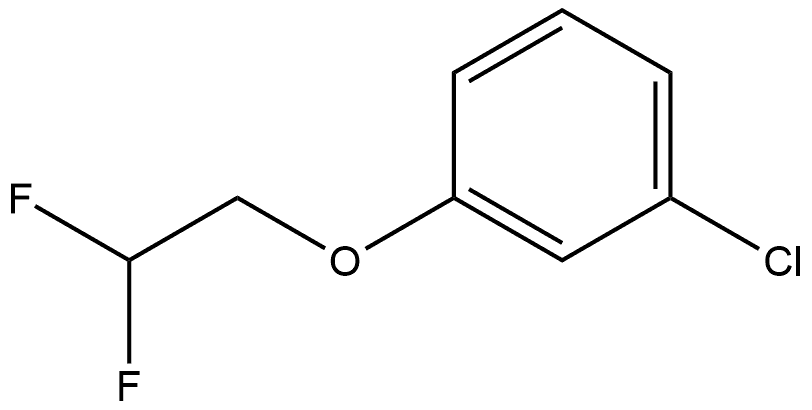 1-Chloro-3-(2,2-difluoroethoxy)benzene,1342637-96-0,结构式