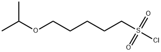 1-Pentanesulfonyl chloride, 5-(1-methylethoxy)- Structure