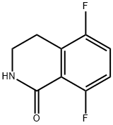 1(2H)-Isoquinolinone, 5,8-difluoro-3,4-dihydro- 结构式