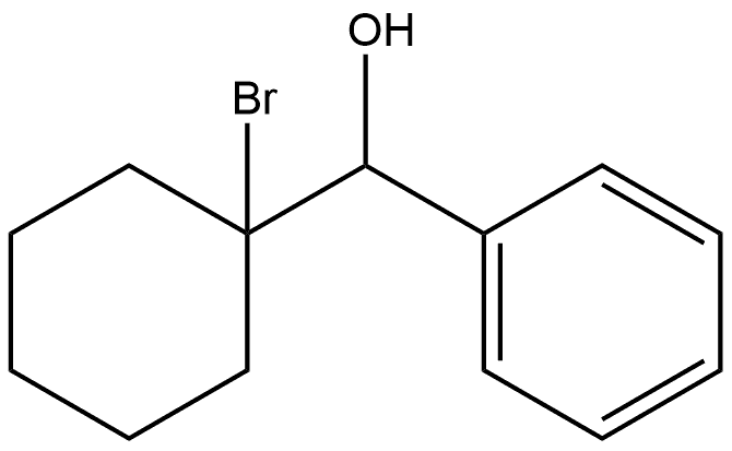 Benzenemethanol, α-(1-bromocyclohexyl)-