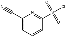 6-Cyanopyridine-2-sulfonyl chloride 化学構造式