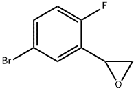 Oxirane, 2-(5-bromo-2-fluorophenyl)- 化学構造式