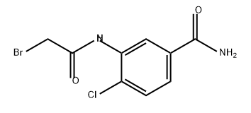 Benzamide, 3-[(2-bromoacetyl)amino]-4-chloro- Struktur