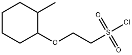 Ethanesulfonyl chloride, 2-[(2-methylcyclohexyl)oxy]- Structure