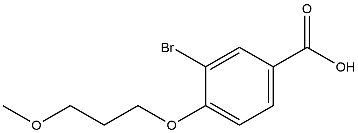 1343251-55-7 3-Bromo-4-(3-methoxypropoxy)benzoic acid