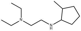 1,2-Ethanediamine, N1,N1-diethyl-N2-(2-methylcyclopentyl)- Structure