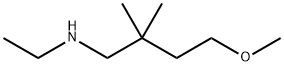 1-Butanamine, N-ethyl-4-methoxy-2,2-dimethyl- Structure